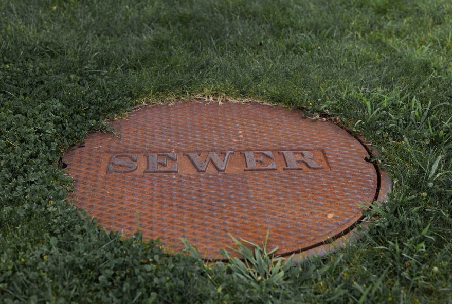Sewer Camera Inspection, from the side